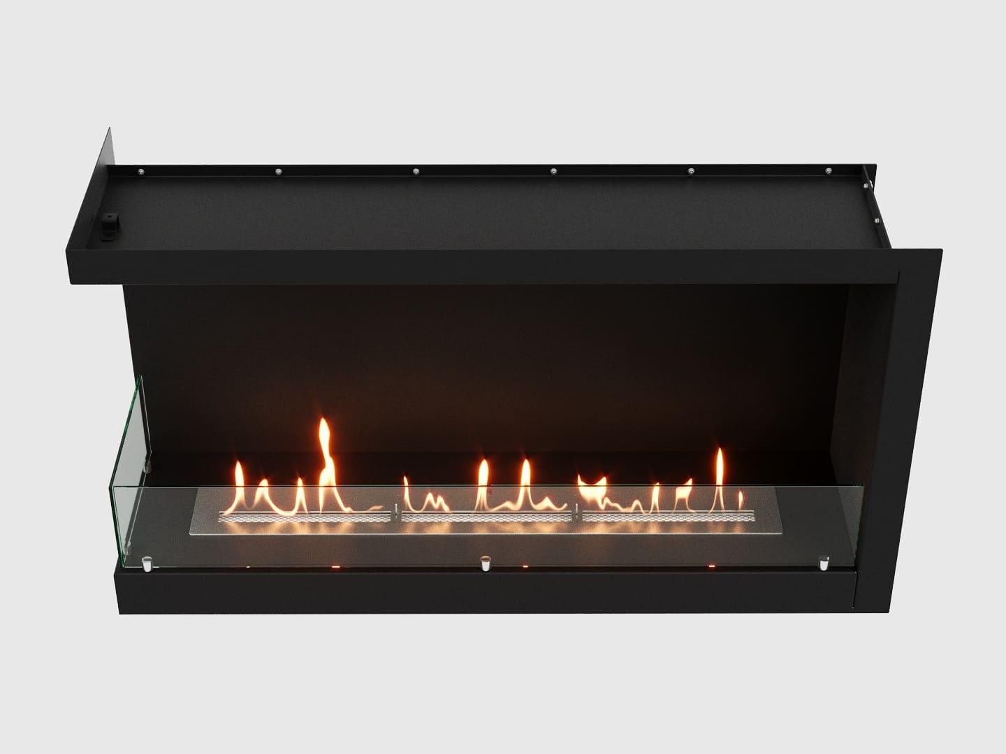 Встроенный биокамин Lux Fire Угловой 1155 М (левый угол) по цене 76 890 руб.