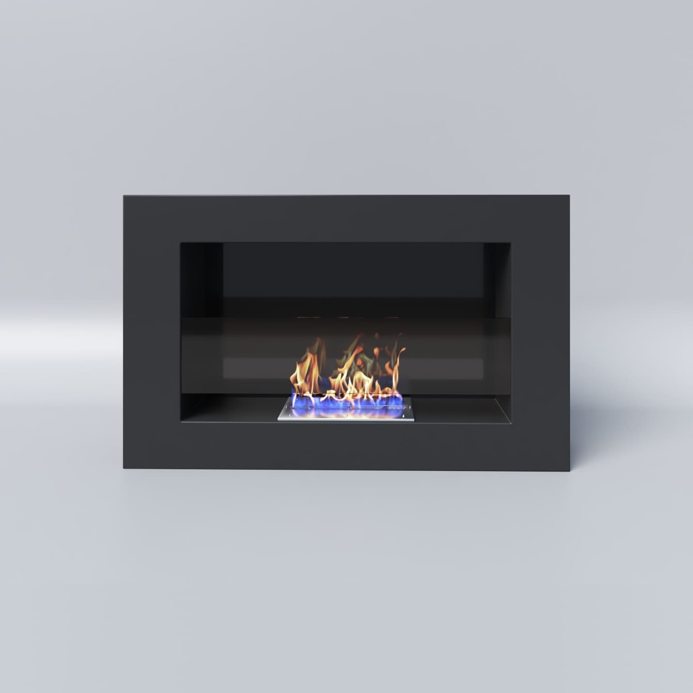 Биокамин "Русский огонь" Лайт 650N настенный с защитным стеклом по цене 18 450 руб.