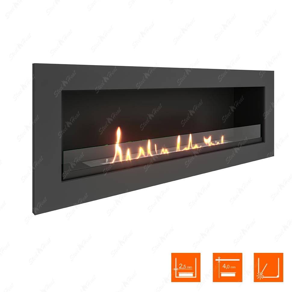 Биокамин SteelHeat ONE 1100 стекло по цене 40 800 руб.