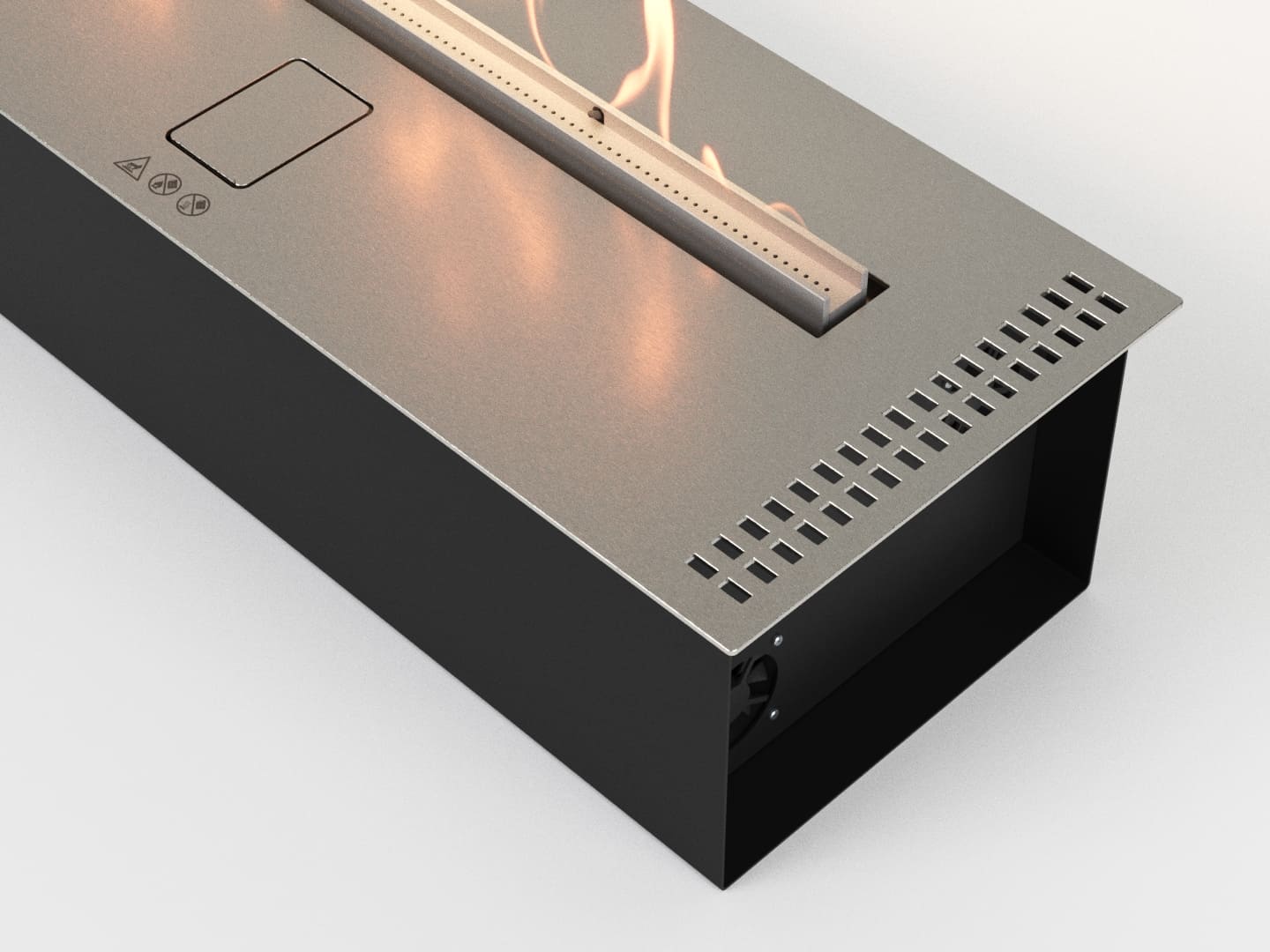 Автоматический биокамин Lux Fire Smart Flame 1600 RC INOX по цене 556 930 руб.