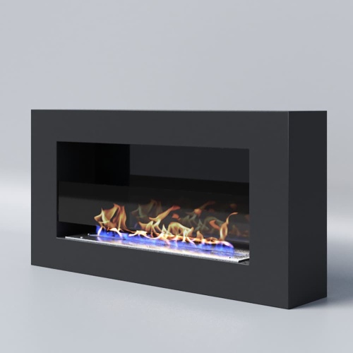 Биокамин "Русский огонь" Лофт 800N настенный с защитным стеклом