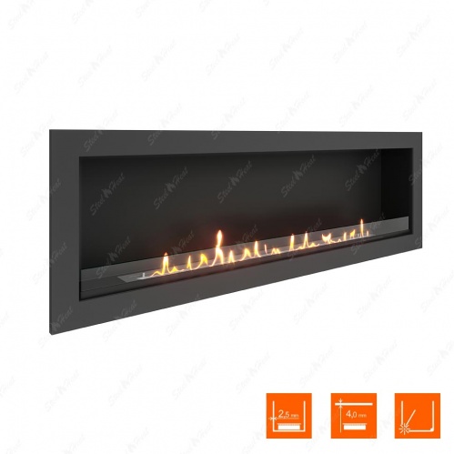 Биокамин SteelHeat ONE 1700 стекло