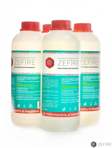 Биотопливо ZeFire Premium 1,1 литра (двойная очистка)