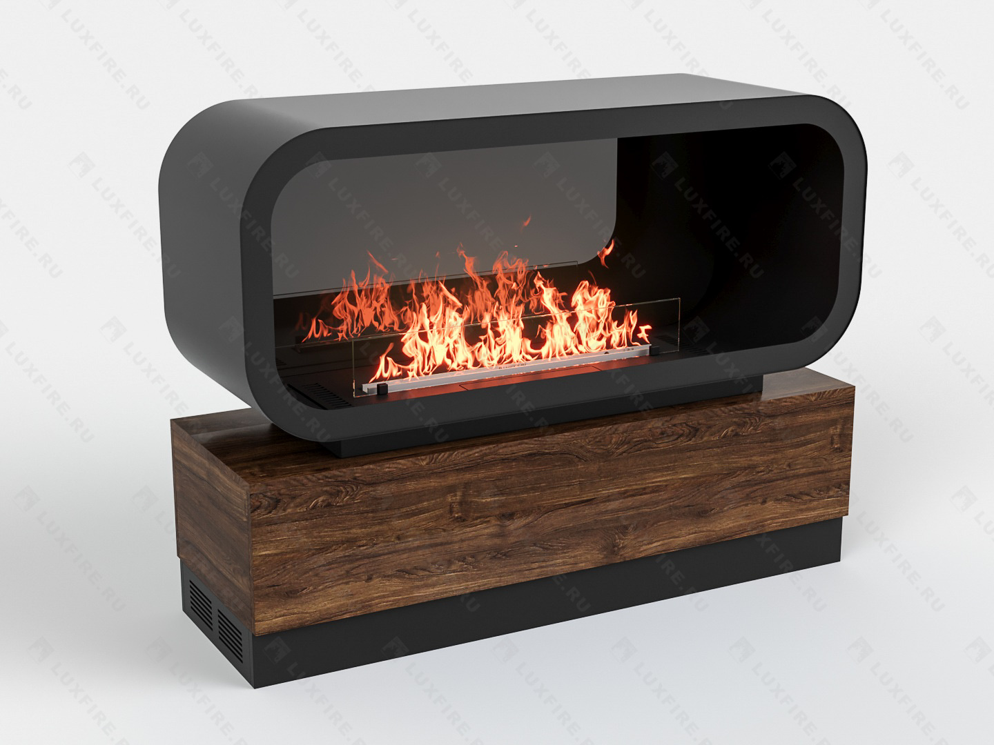 Тумба с автоматическим биокамином Lux Fire Genius-I 800