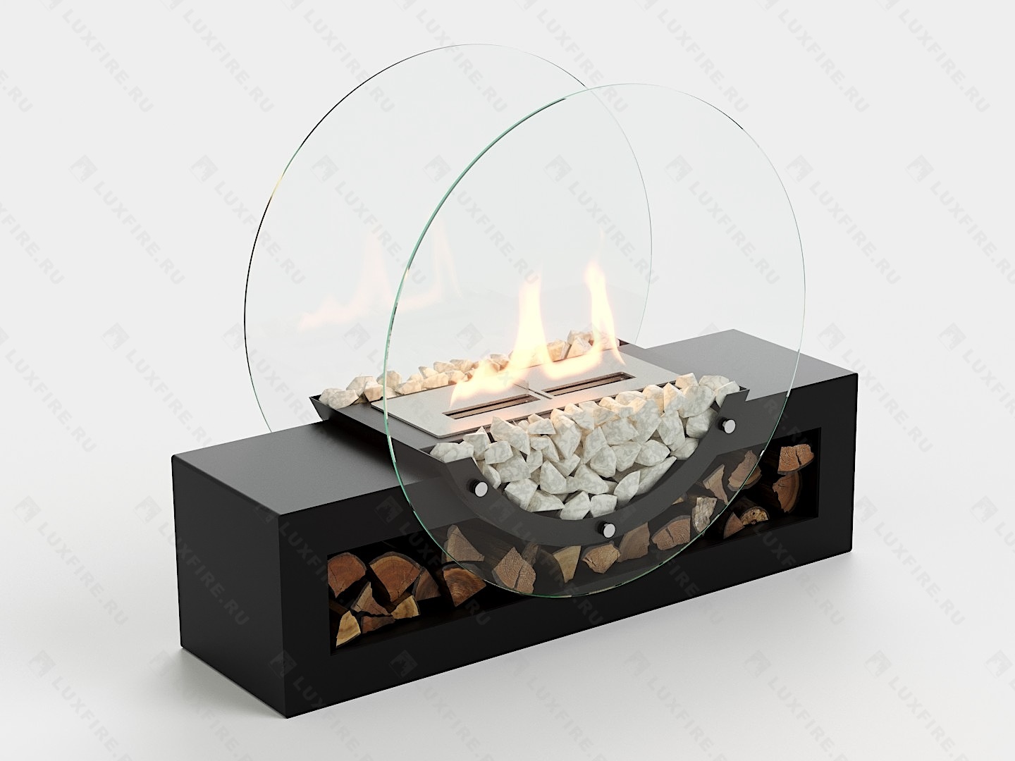 Напольный биокамин Lux Fire "Рональдо" по цене 86 273 руб.
