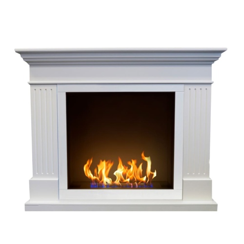 Биокамин в портале "Русский огонь" Турин с защитным стеклом