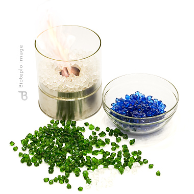 Набор из камней зеленых/синих