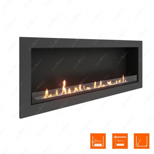Биокамин SteelHeat ONE 1400 XL стекло