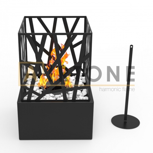 Биокамин настольный Airtone – Сlutter Black