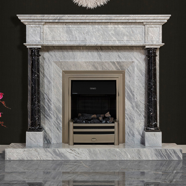 Биокамин Bioteplo Оксфорд из мрамора