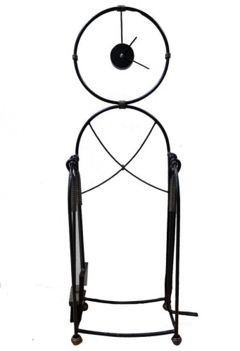 Каминный набор Модерн (с часами)