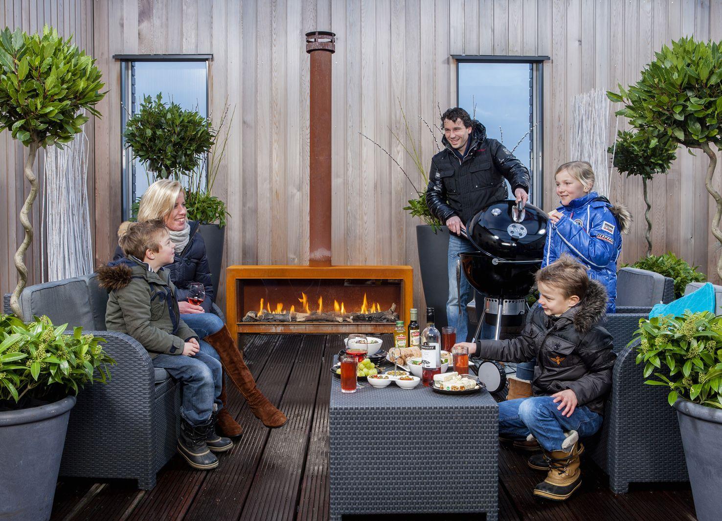 Газовый уличный камин Faber The Mood