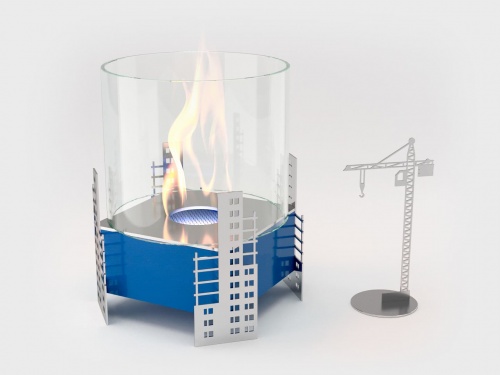 Биокамин настольный Lux Fire "Строитель"