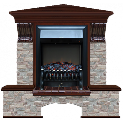 Бостон К Грот цветной угловой (красное дерево)+Fobos Black