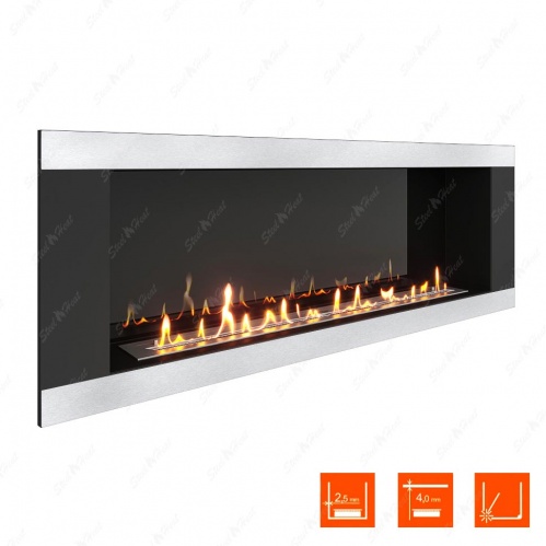Биокамин SteelHeat LONG-H 1500 XL стемалит