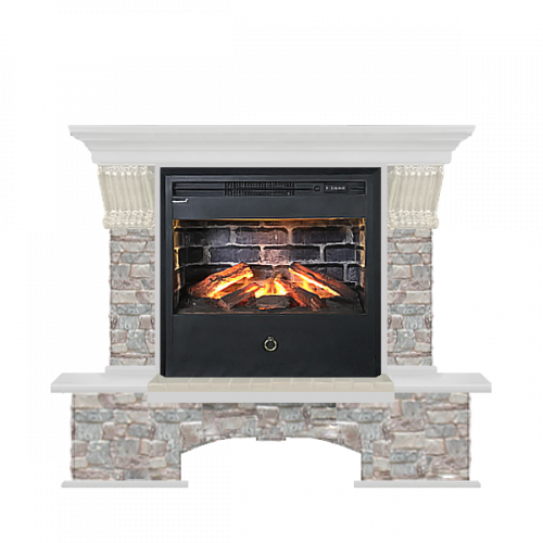 Бостон грот цветной (белый)+Samba 3D