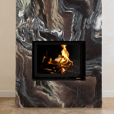 Биокамин Bioteplo Чиполлино из мрамора