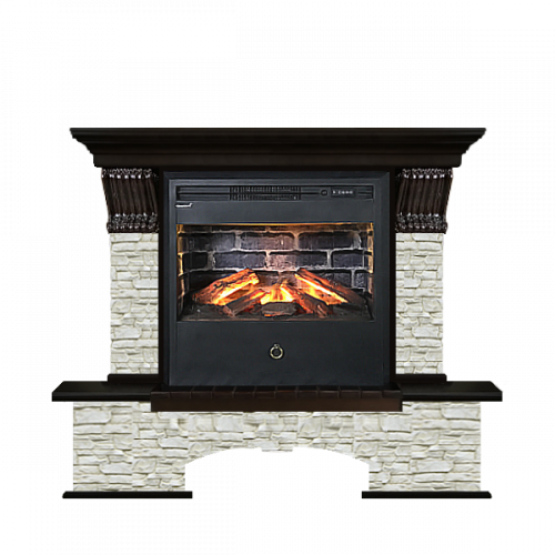 Бостон грот однотонный (венге)+Samba 3D