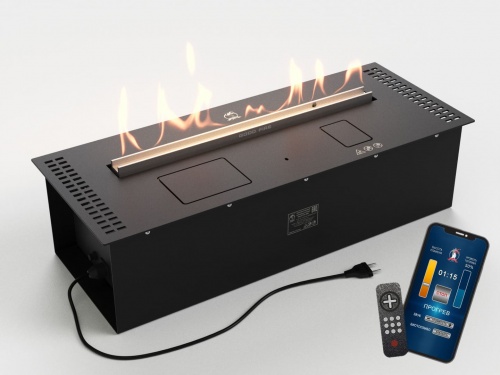 Автоматический биокамин Lux Fire Smart Flame 700 RC Black