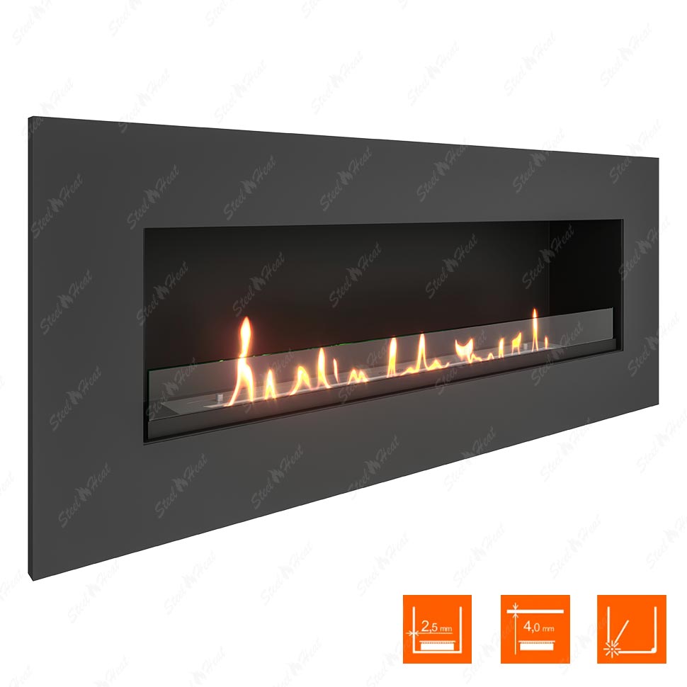 Биокамин SteelHeat GRAND 1200 XL стекло по цене 41 904 руб.
