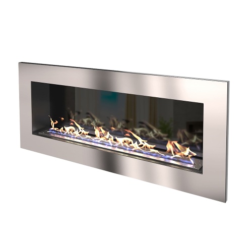 Биокамин "Русский огонь" Хай-тек 1100V встраиваемый с защитным стеклом