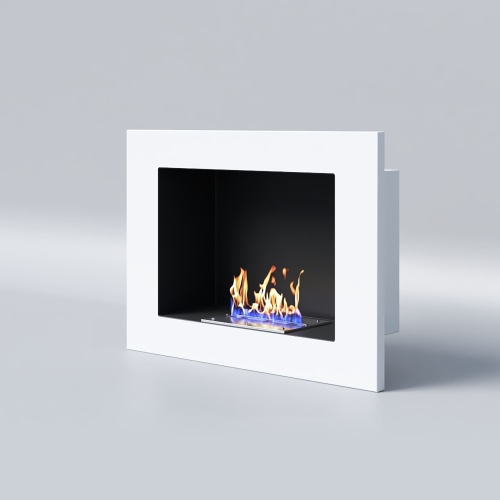 Биокамин "Русский огонь" Лайт Бланк 550V с защитным стеклом