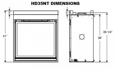 Газовый камин NapoLEOn HD35
