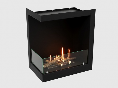Встроенный биокамин Lux Fire Угловой 555 М (левый угол)