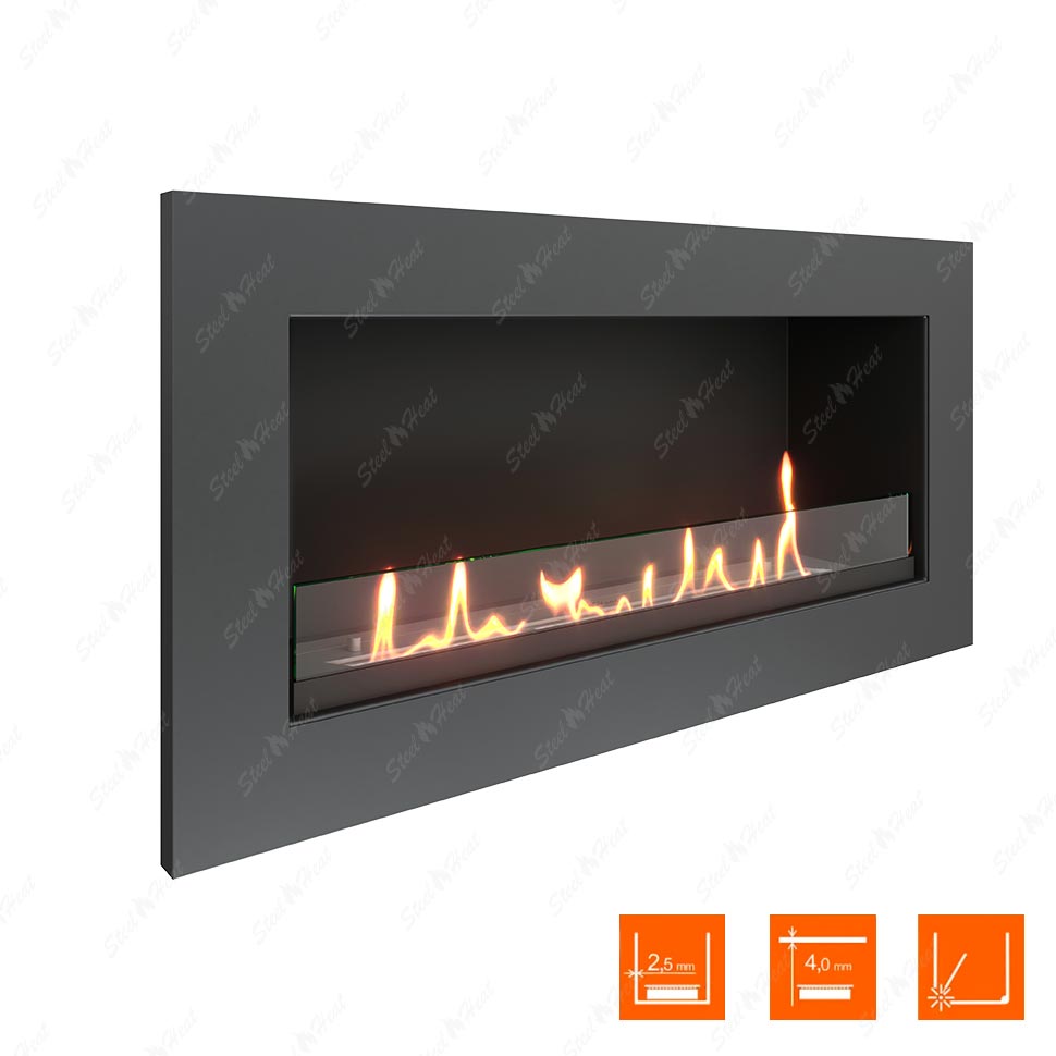 Биокамин SteelHeat ONE 800 XL стекло по цене 31 296 руб.