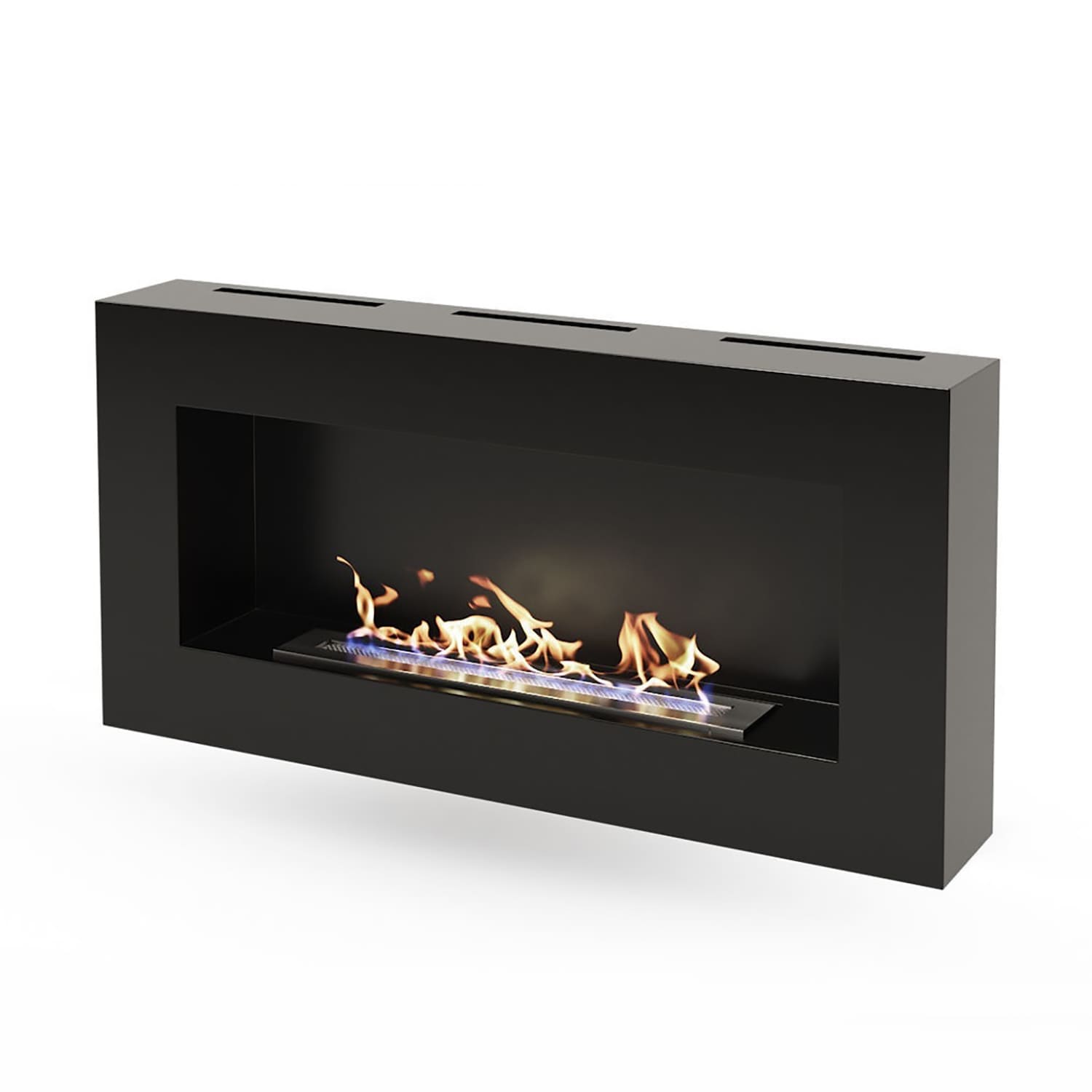 Биокамин "Русский огонь" Лофт 900N настенный с декоративным стеклом (стемалитом) по цене 29 650 руб.