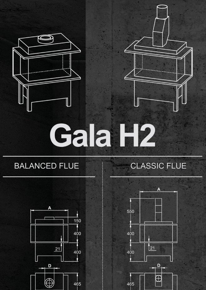
Газовая топка Vero Design GA 5 H2