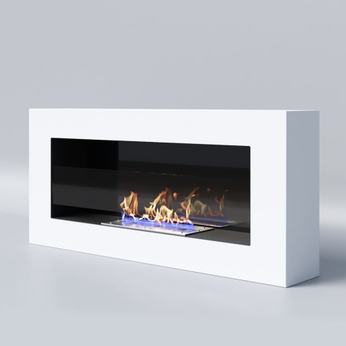 Биокамин "Русский огонь" Лайт Бланк 900N с защитным стеклом