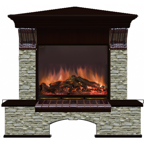 Бостон Грот однотонный угловой (венге)+Arte 23