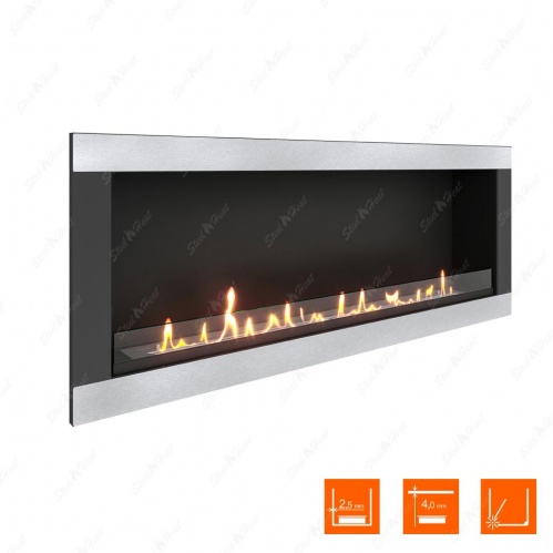 Биокамин SteelHeat ONE-H 1400 XL стекло