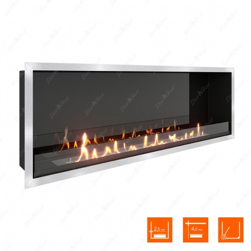 Биокамин SteelHeat LEADER-SH 1300 стекло + стемалит