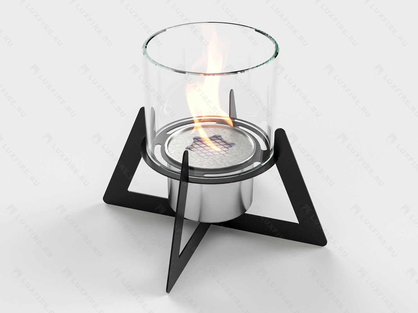 Настольный биокамин Lux Fire "Альфа" (черный) по цене 9 922 руб.