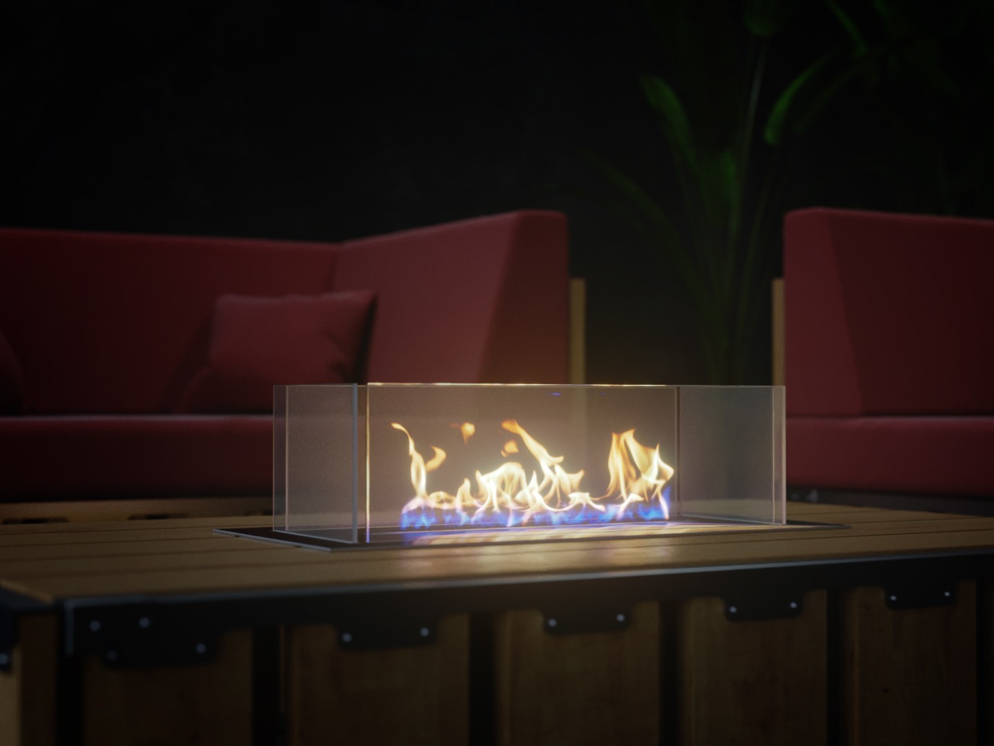 Встроенный биокамин Lux Fire Модуль 600 (2020) по цене 75 625 руб.