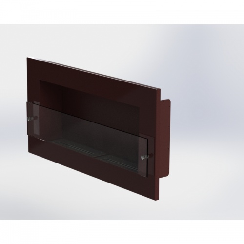 Биокамин Window II Glass burgundy