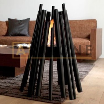 Биокамин напольный Airtone – Stinger Black