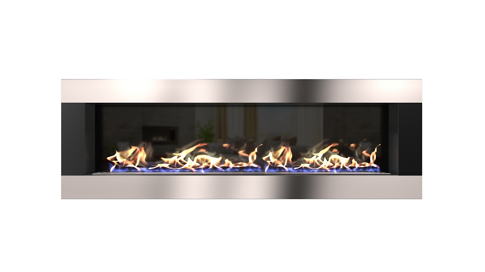 Биокамин "Русский огонь" Модерн 1300N настенный с защитным стеклом по цене 45 950 руб.