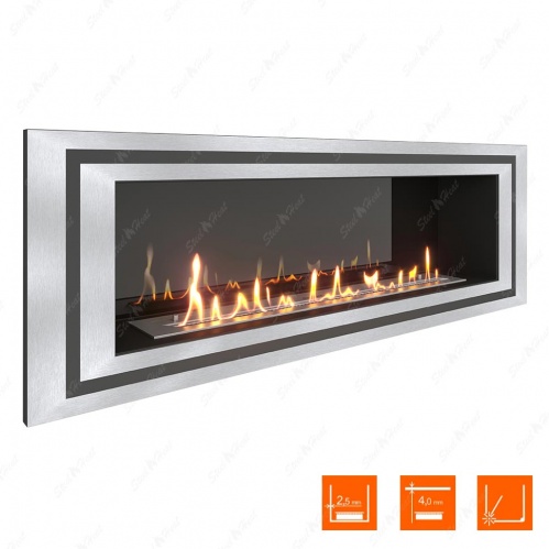 Биокамин SteelHeat LONG-D 1200 XL стемалит