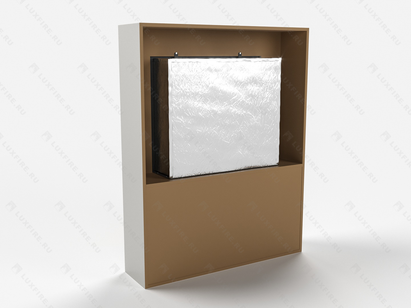 Биокамин Lux Fire с порталом Лукоморье 26, белый по цене 82 433 руб.