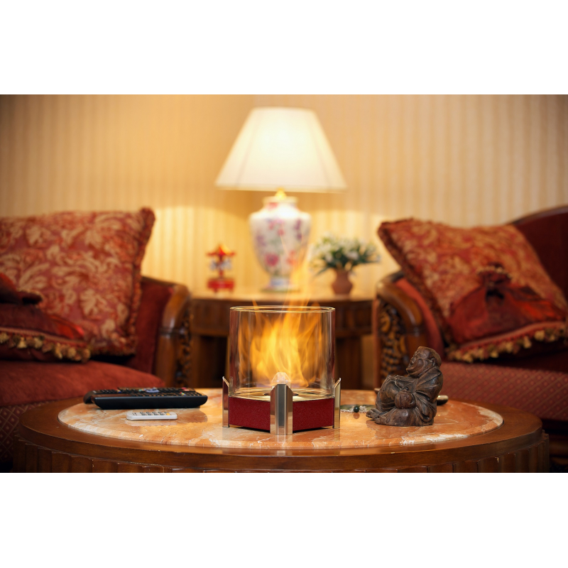 Биокамин настольный Silver Smith Mini 1 Premium Red по цене 14 900 руб.