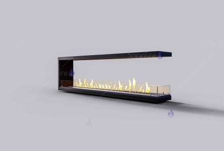 Встраиваемый биокамин / торцевой сквозной очаг 1600 (SappFire) по цене 73 500 руб.