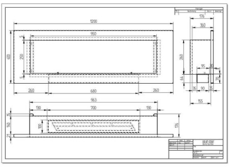 Биокамин ZeFire Elliot 1200 белый со стемалитом по цене 47 800 руб.