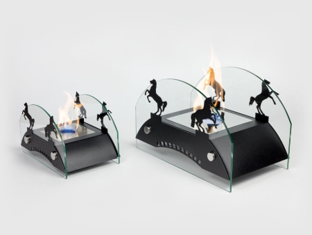 Настольный биокамин Lux Fire "Графский мост" S Чёрный по цене 14 641 руб.