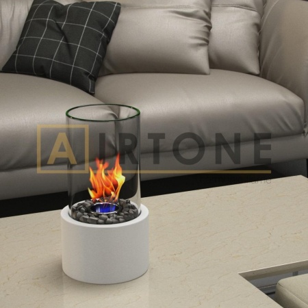 Биокамин настольный Airtone – Rond white по цене 8 000 руб.