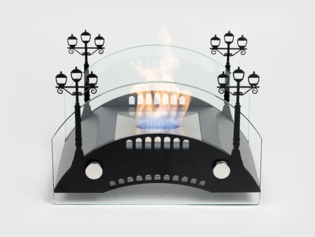 Настольный биокамин Lux Fire "Пушкинский мост" S Чёрный по цене 14 641 руб.