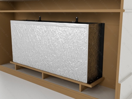 Биокамин Lux Fire с порталом Ангара 42, белый по цене 124 306 руб.