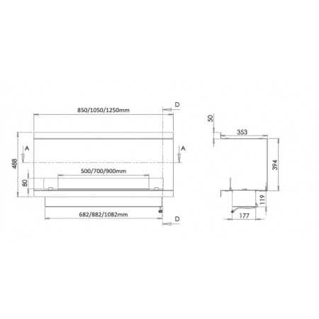 Биокамин Decoflame Memphis по цене 450 000 руб.